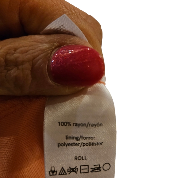 NWOT Venus Peach And Cream Lace Strapless Mini Dress Size XS - Picture 7 of 7